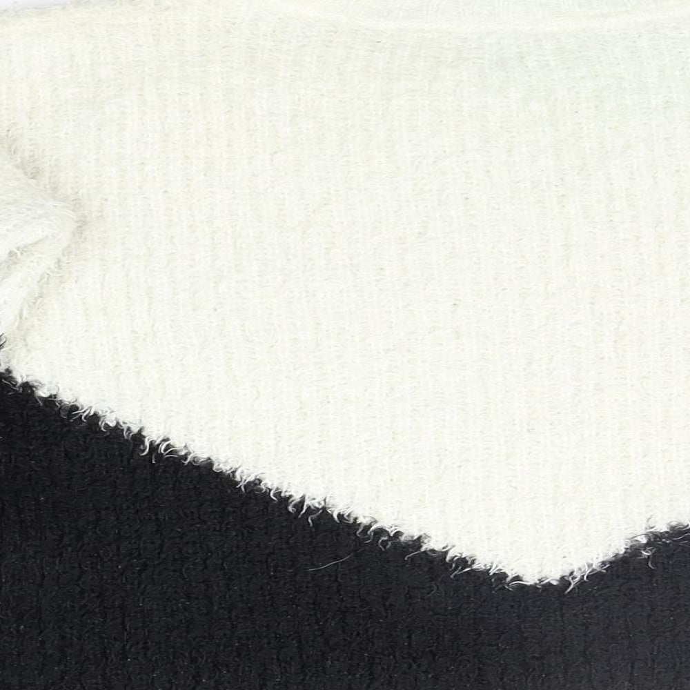 Topshop Girls White   Pullover Jumper Size 8-9 Years