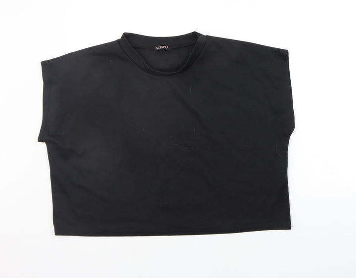 Misspap Womens Black   Camisole T-Shirt Size M