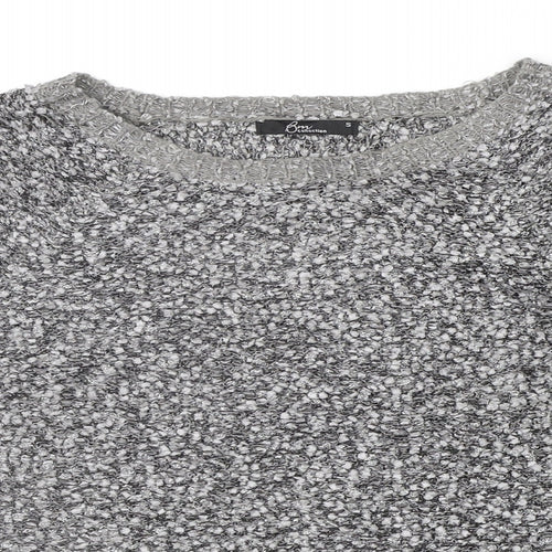 bm collection Womens Grey   Pullover Jumper Size S