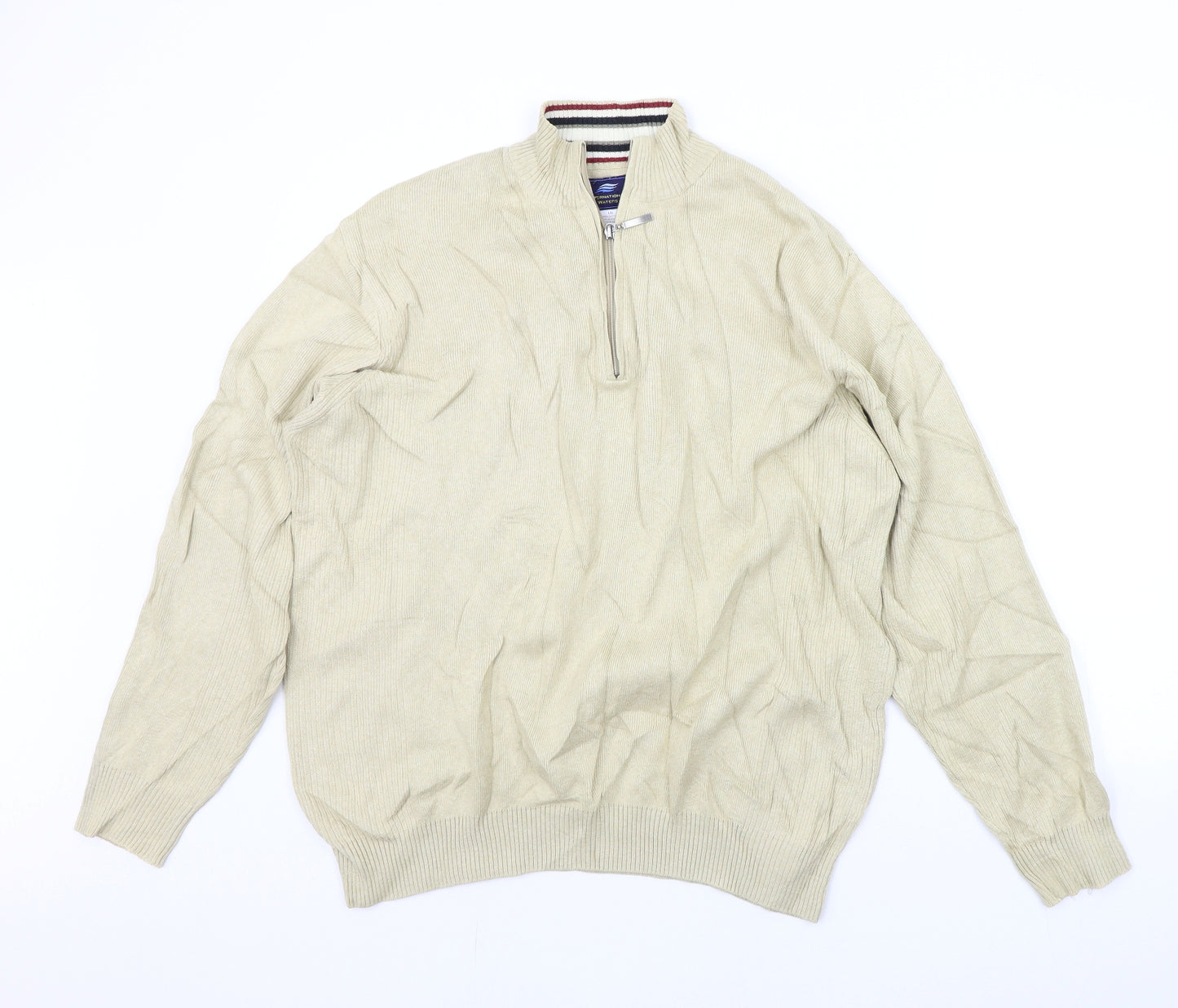 international waters Womens Beige   Pullover Jumper Size L