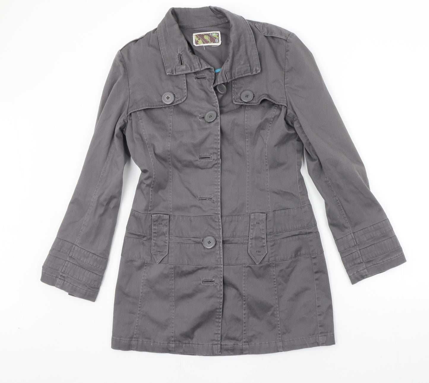 Frida G Womens Grey   Jacket Coat Size 10