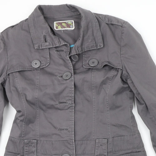 Frida G Womens Grey   Jacket Coat Size 10