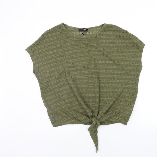 H&M Womens Green   Pullover Jumper Size M