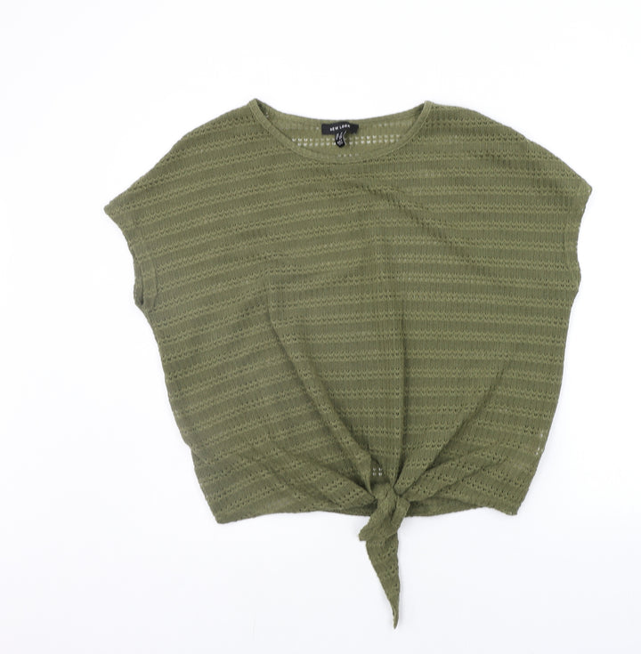 H&M Womens Green   Pullover Jumper Size M