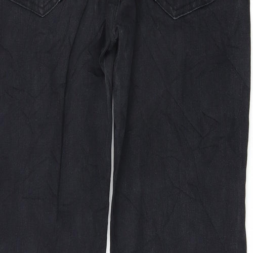 Preworn Womens Black   Straight Jeans Size 2XL L25 in