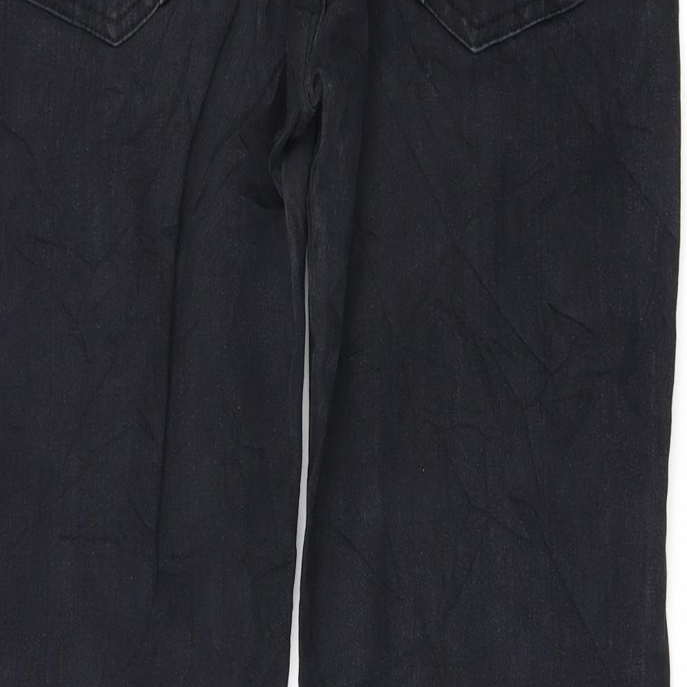 Preworn Womens Black   Straight Jeans Size 2XL L25 in