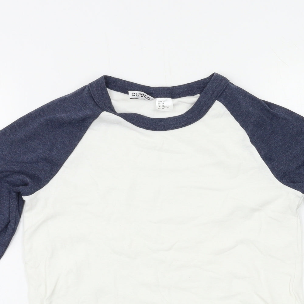 H&M Girls Multicoloured   Basic T-Shirt Size M