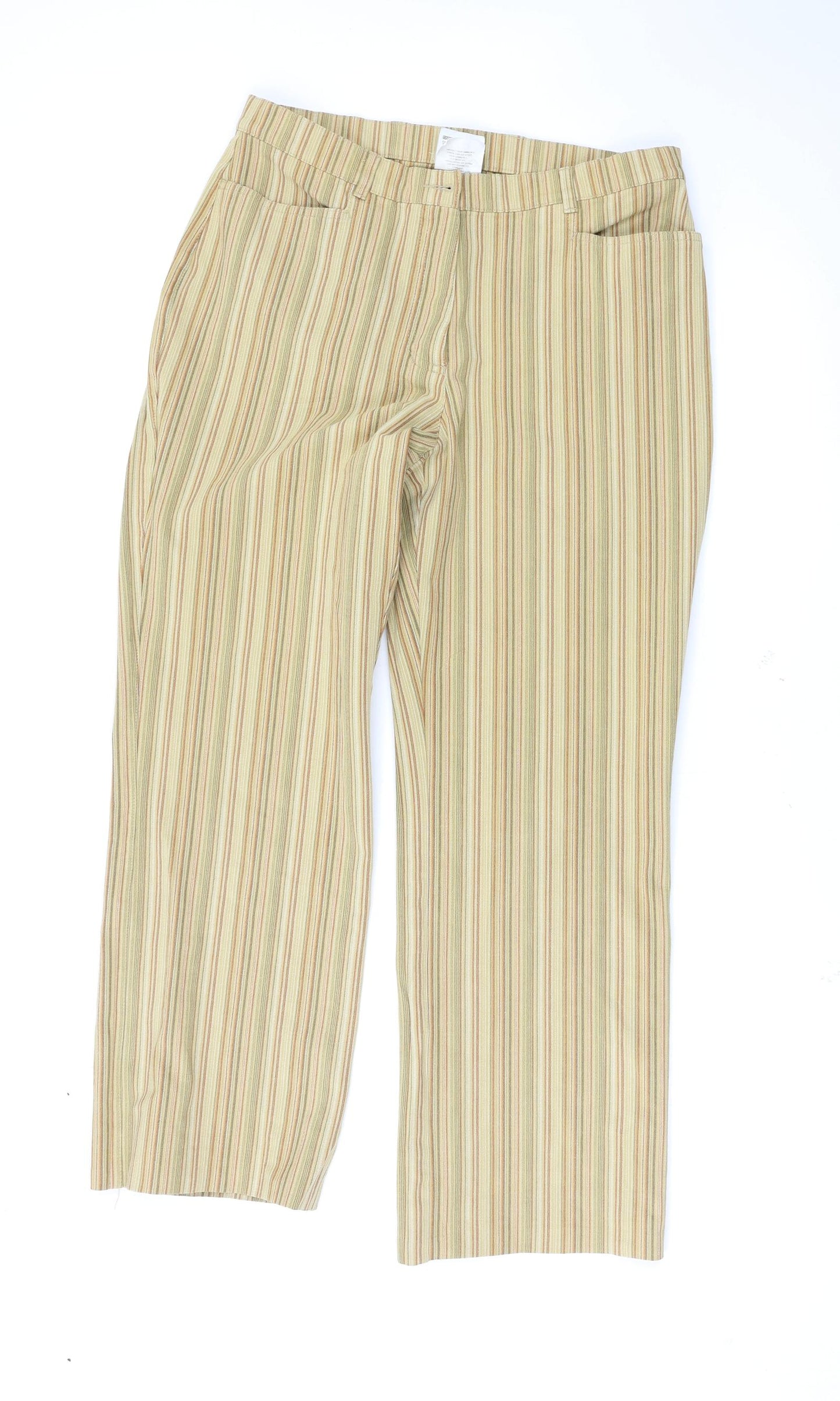 Preworn Womens Multicoloured Striped  Trousers  Size 31 in L27 in