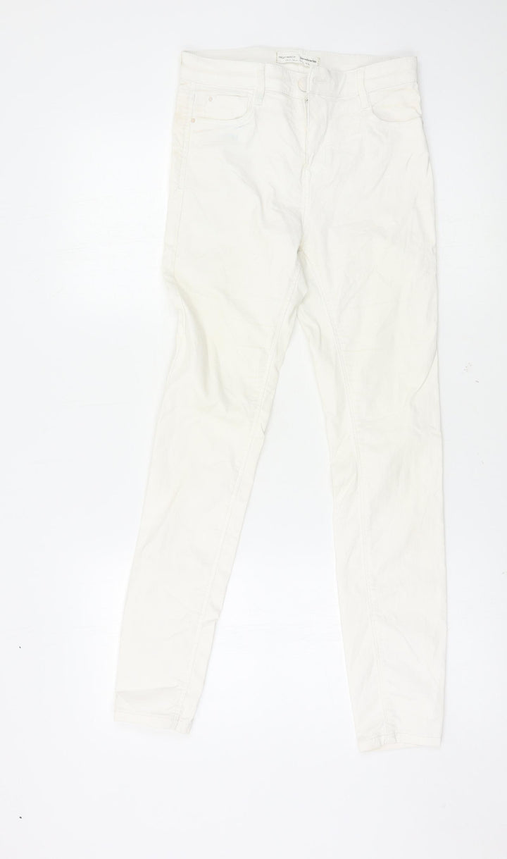 Astradivarius Womens White   Skinny Jeans Size 8 L27 in