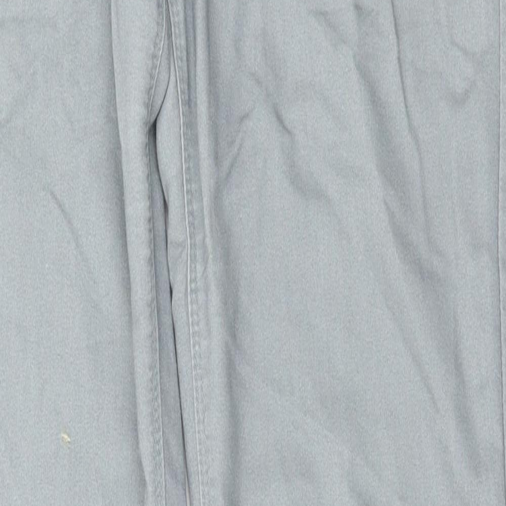 Denim & Co. Womens Grey   Trousers  Size 12 L31 in