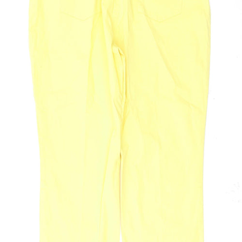 Damart Womens Yellow   Skinny Jeans Size 18 L27 in