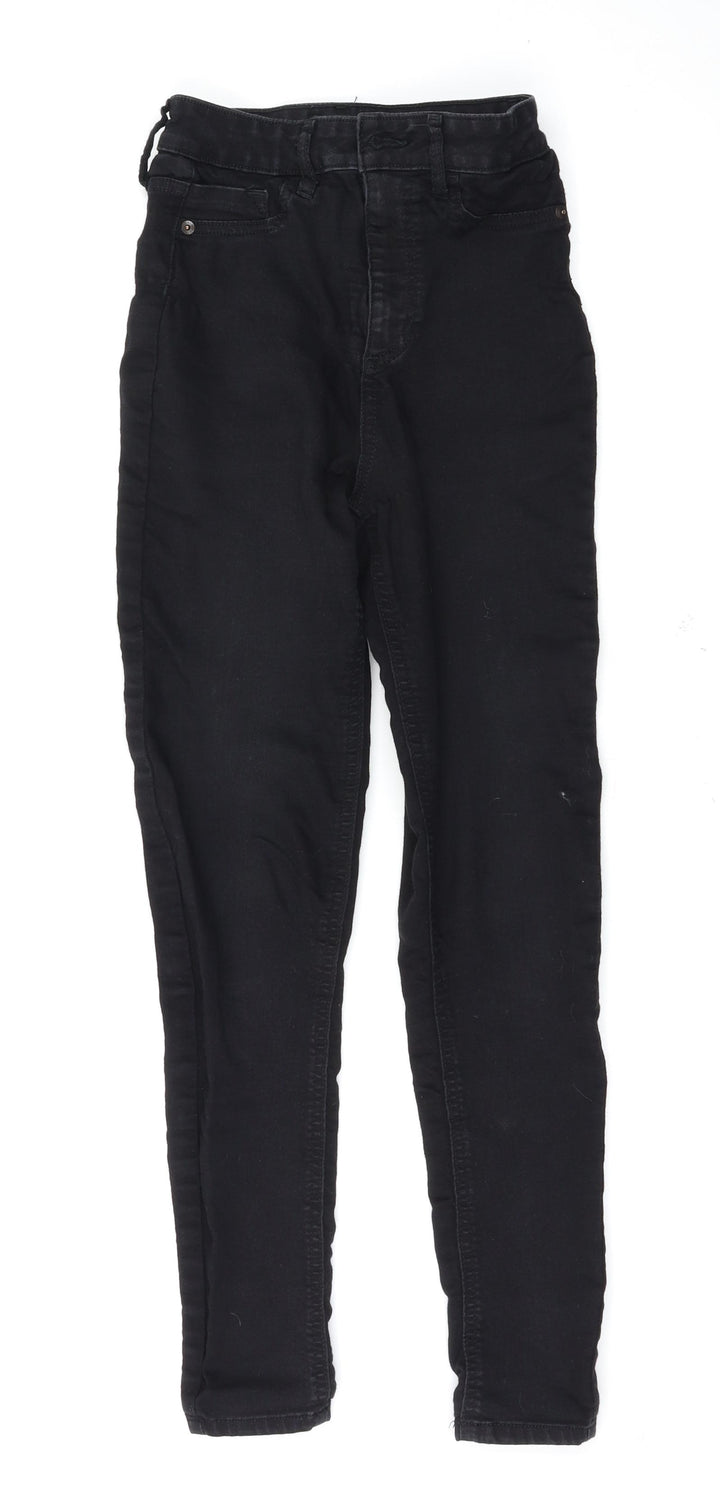 F&F Womens Black Skinny Jeans Size 6 L27 in