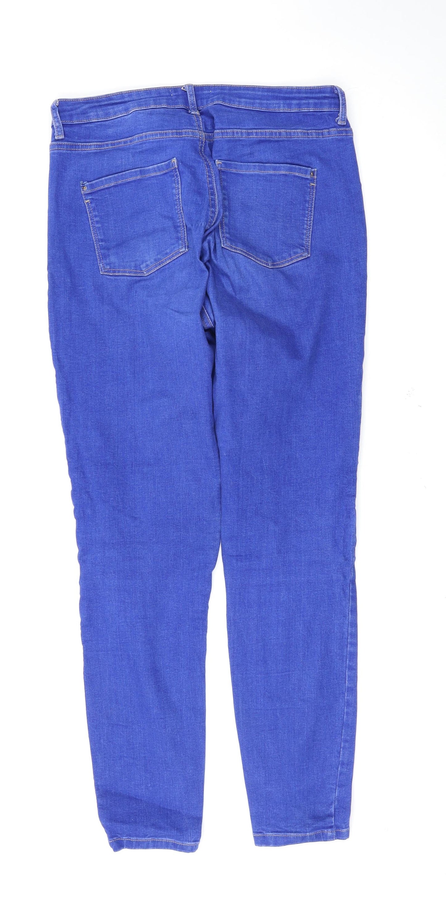 Dorothy Perkins Womens Blue   Skinny Jeans Size 14 L29 in