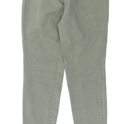 Wallis Womens Green   Skinny Jeans Size 14 L30 in