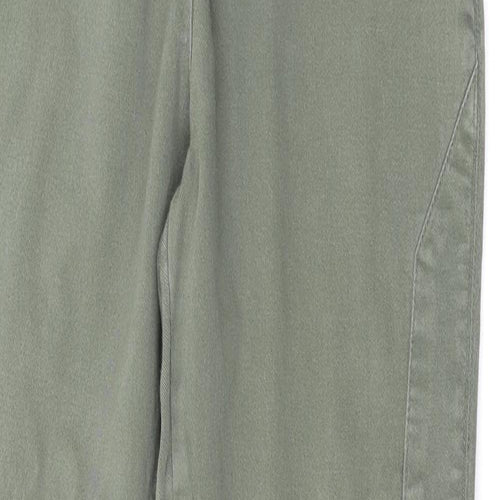 Wallis Womens Green   Skinny Jeans Size 14 L30 in