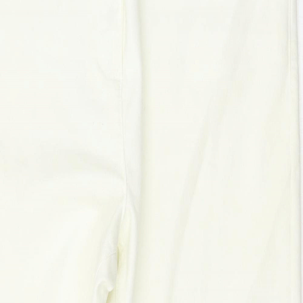 Matalan Womens White   Cropped Jeans Size 16 L23 in