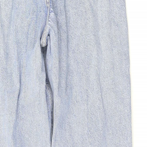 Primark Womens Blue   Wide-Leg Jeans Size 10 L32 in