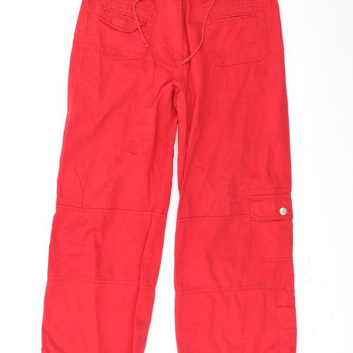 Cecil Womens Red   Trousers  Size 30 L26 in