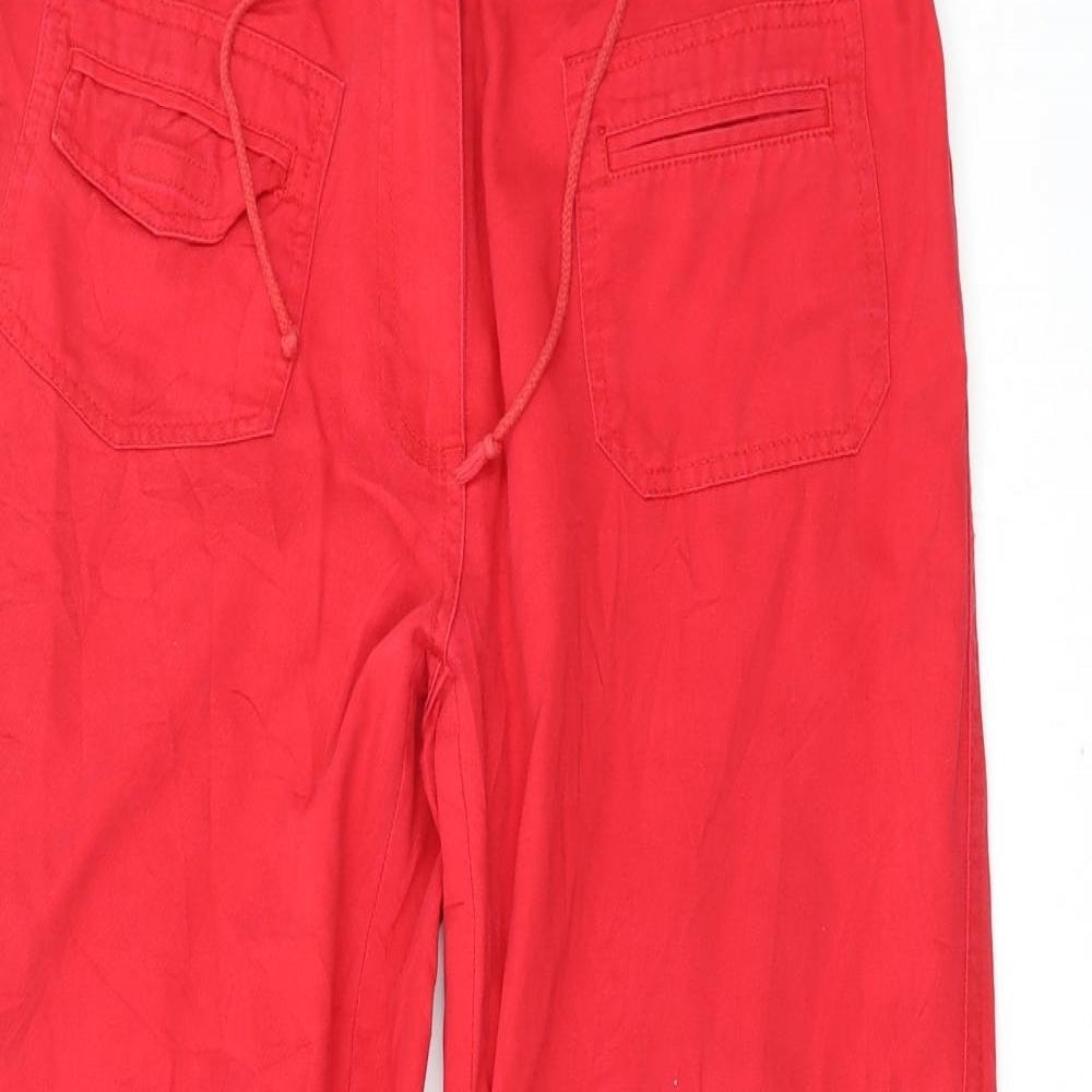 Cecil Womens Red   Trousers  Size 30 L26 in