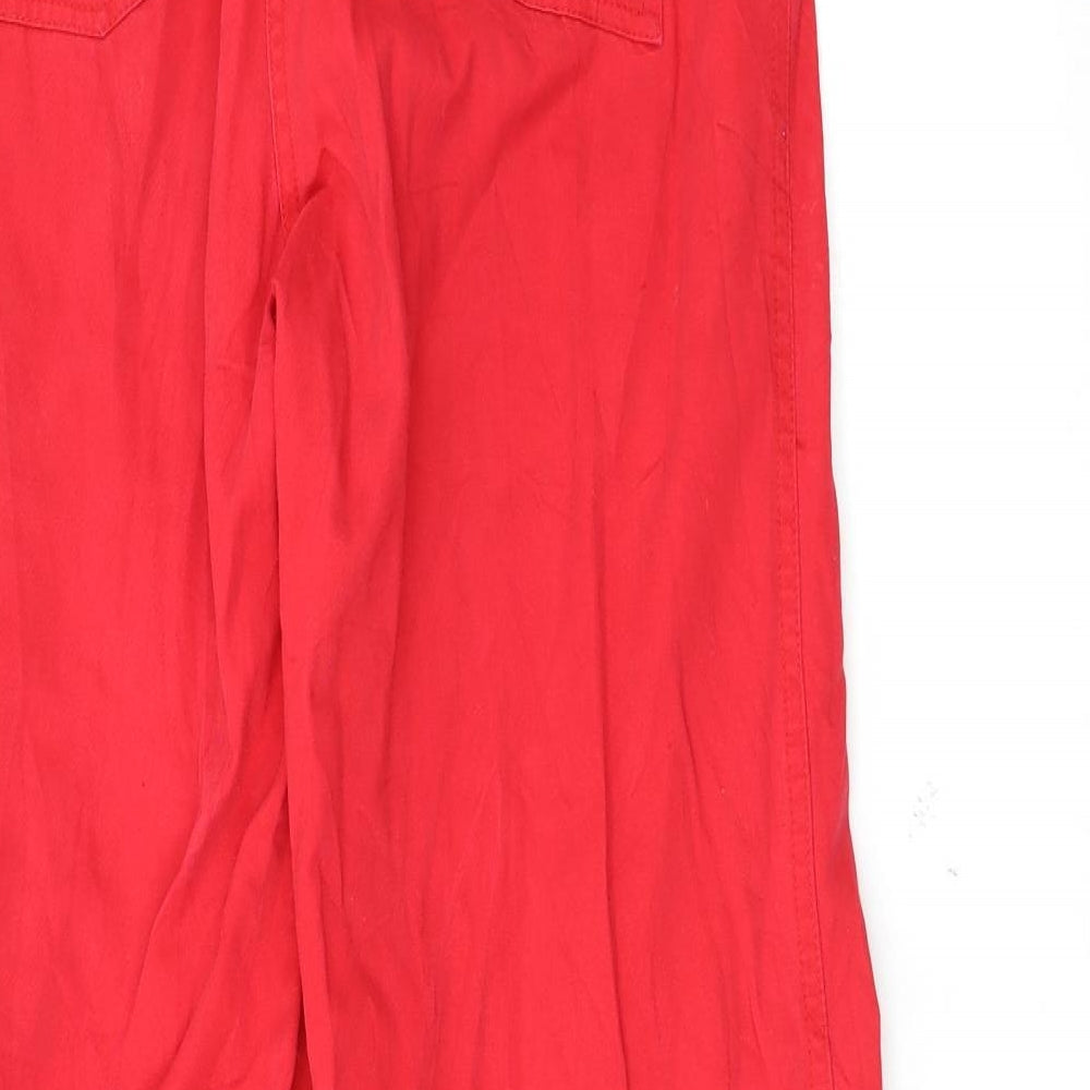 Cecil Womens Red   Trousers  Size 30 L26 in