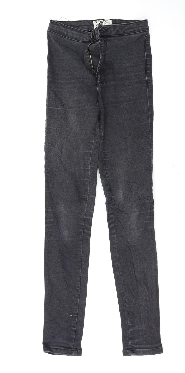 Miss Selfridge Womens Black   Skinny Jeans Size 4 L27 in