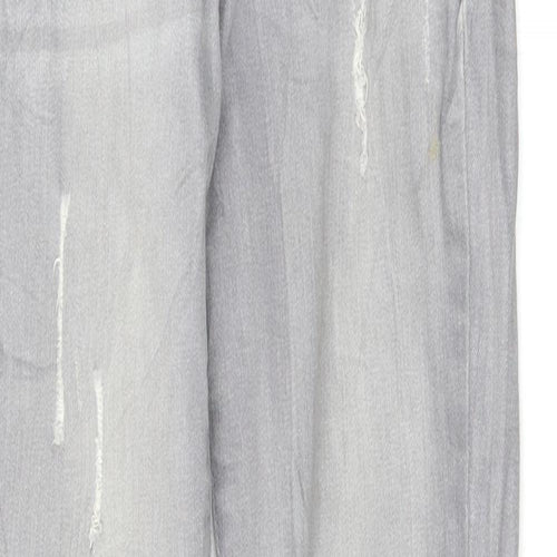 Denim & Co. Womens Grey   Skinny Jeans Size 6 L27 in
