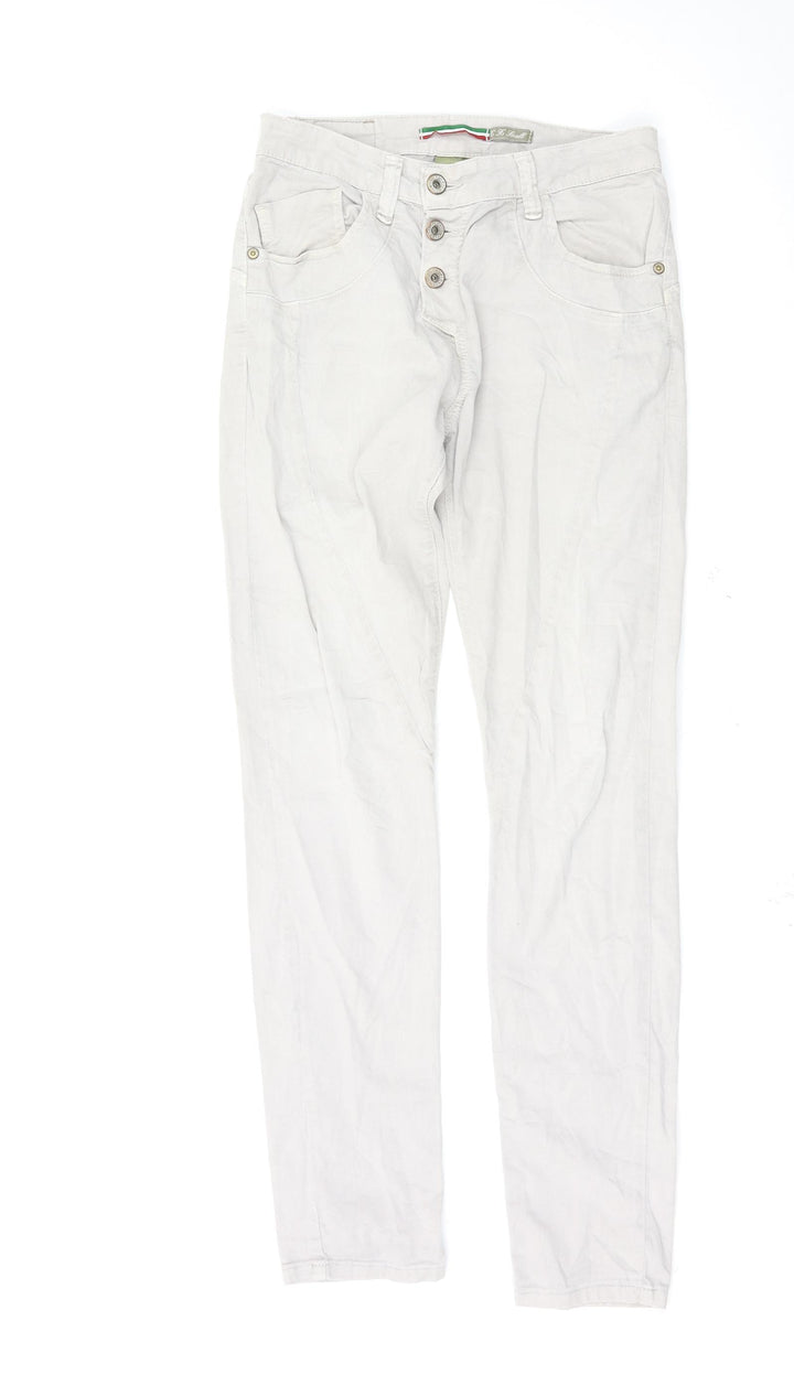 Preworn Womens Grey   Skinny Jeans Size 28 L28.5 in