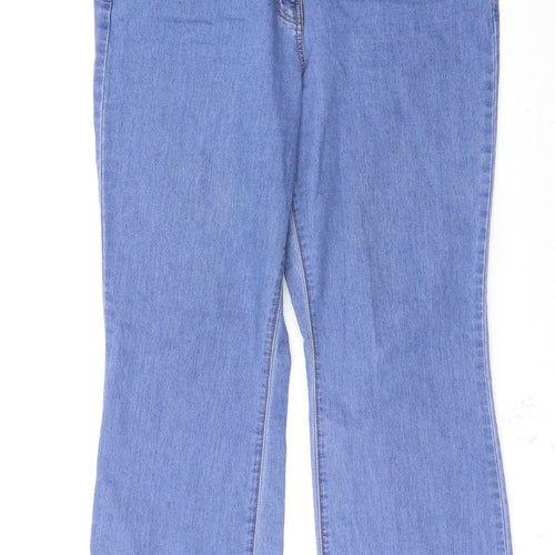 Bonmarché Womens Blue   Bootcut Jeans Size 16 L28 in