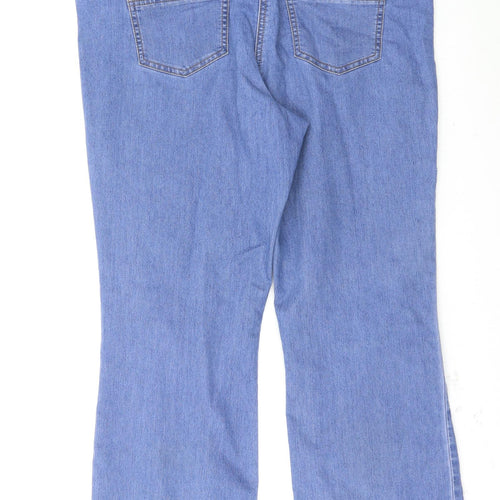Bonmarché Womens Blue   Bootcut Jeans Size 16 L28 in
