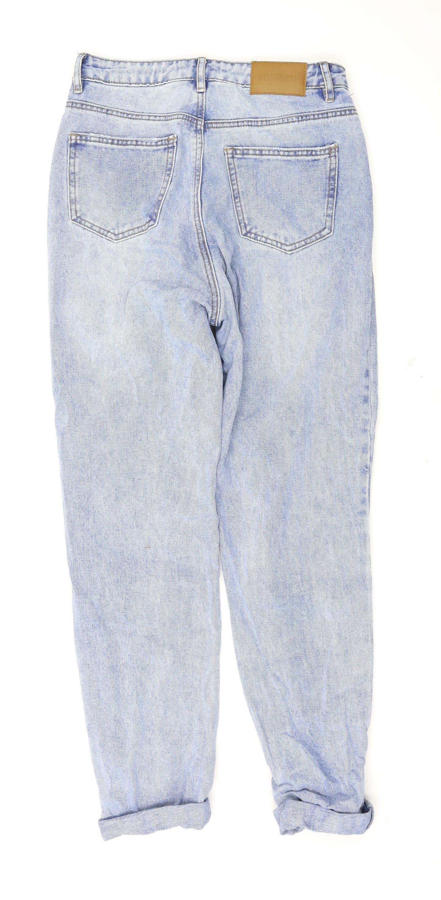 Missguided Womens Blue   Mom Jeans Size 8 L27 in