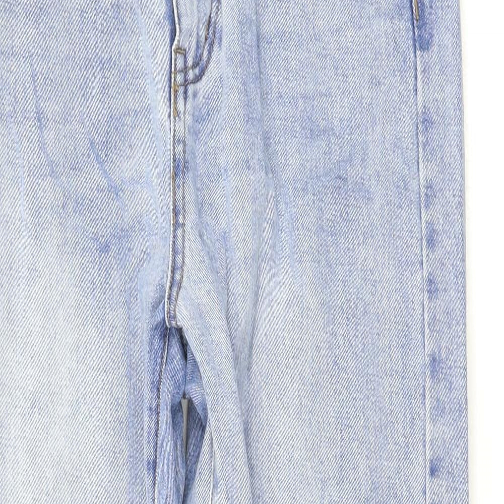 Missguided Womens Blue   Mom Jeans Size 8 L27 in