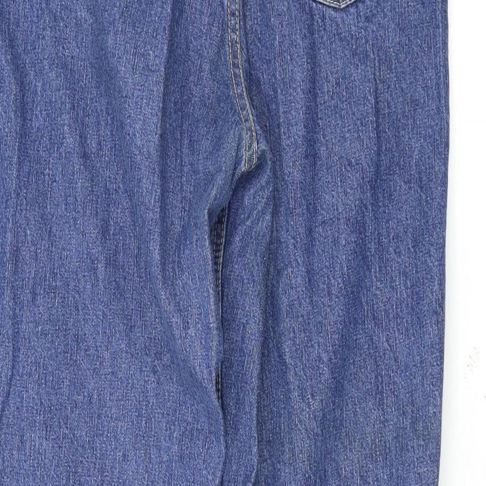 Western Trading Womens Blue   Straight Jeans Size 12 L29 in