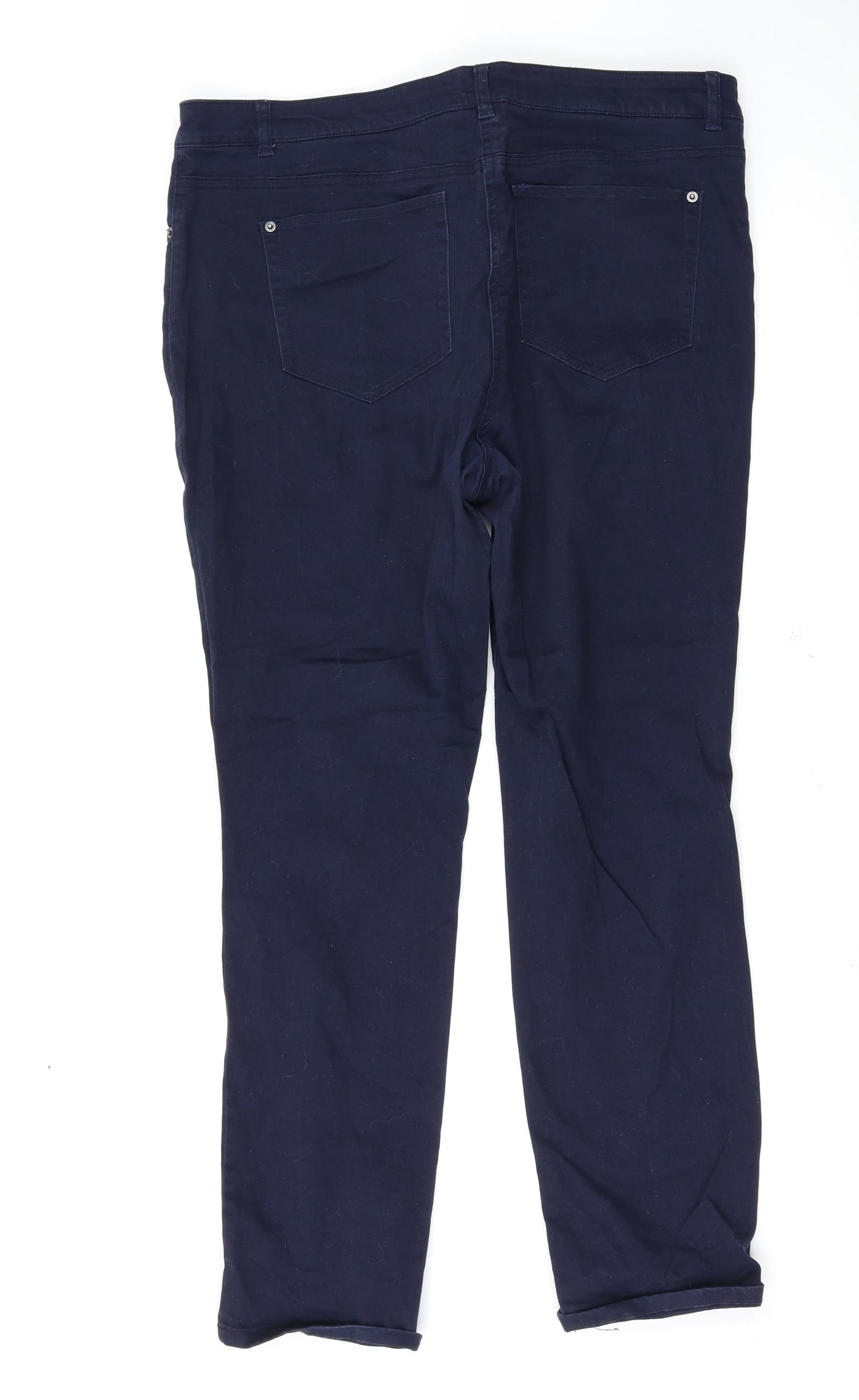 Preworn Womens Blue   Trousers  Size 16 L29 in