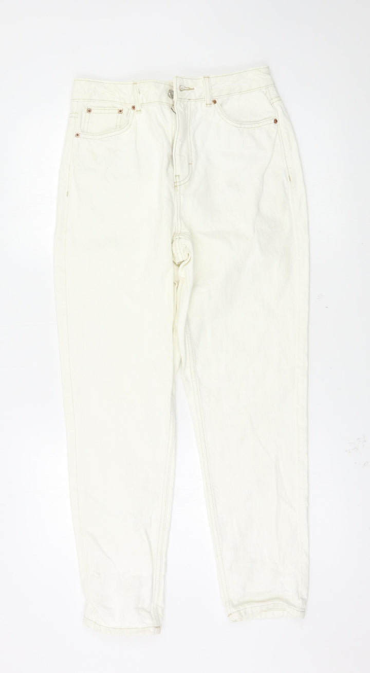 Preworn Womens White   Straight Jeans Size 28 L32 in