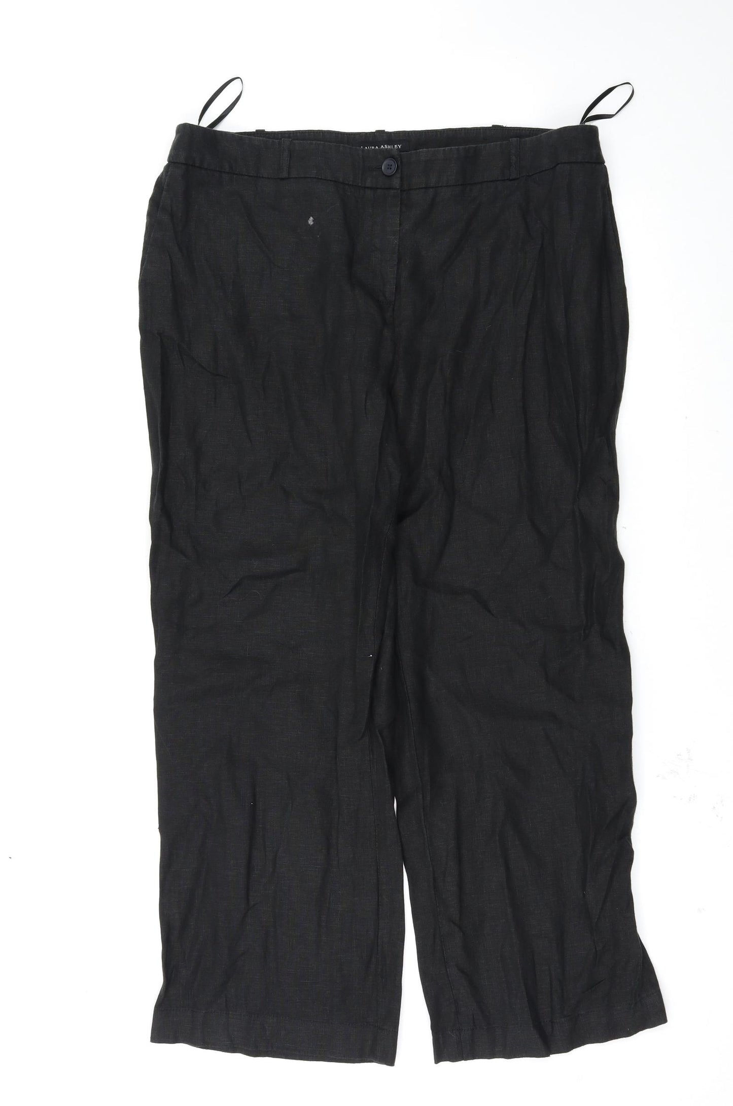 Laura Ashley  Womens Black   Trousers  Size 16 L27 in