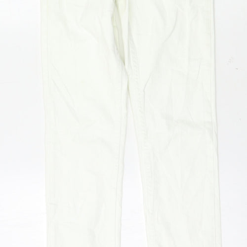 Diverse Womens White   Skinny Jeans Size 26 L30 in