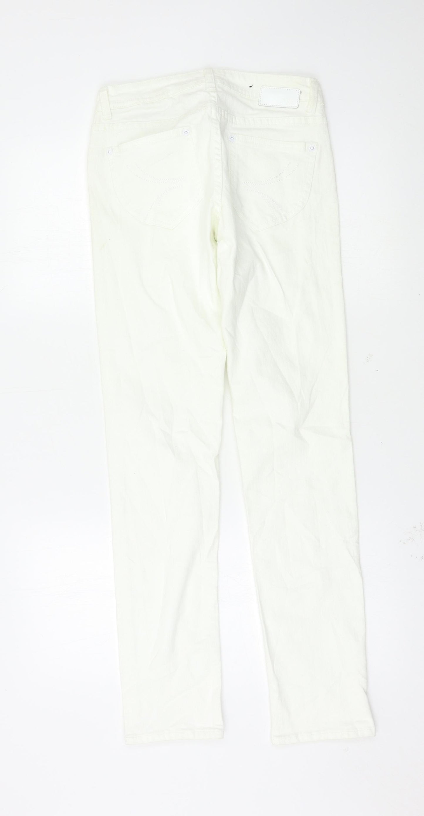 Diverse Womens White   Skinny Jeans Size 26 L30 in