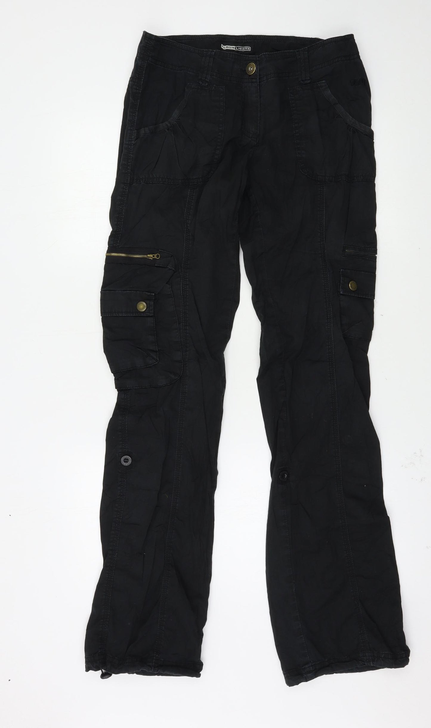Flashlights Womens Black   Trousers  Size 32 L35 in