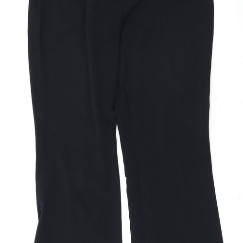 Marks and Spencer Womens Black   Trousers  Size 14 L30 in