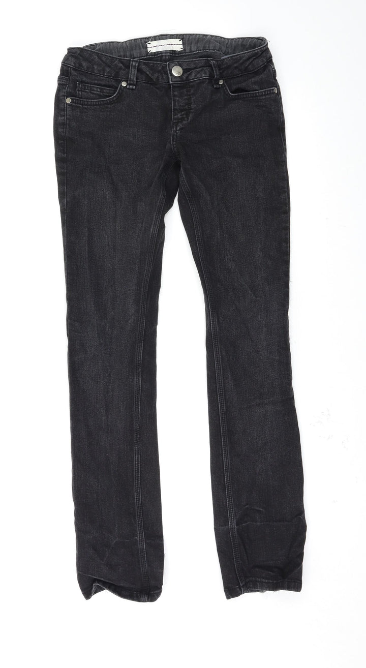 Topshop Womens Black Skinny Jeans Size 28 L32 in