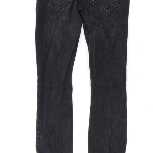 Topshop Womens Black   Skinny Jeans Size 28 L32 in