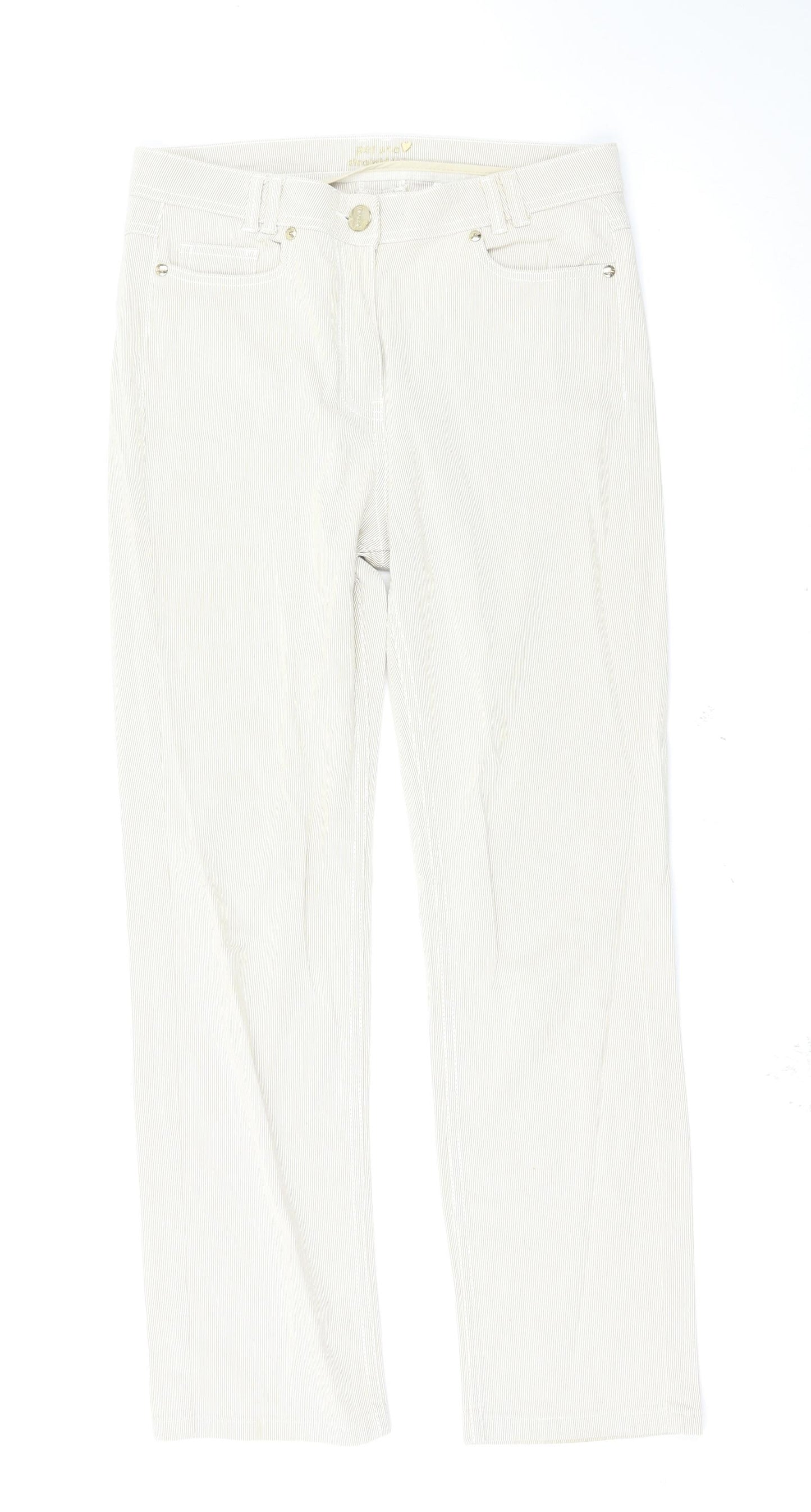 Per Una Womens Beige   Straight Jeans Size 31 L28 in