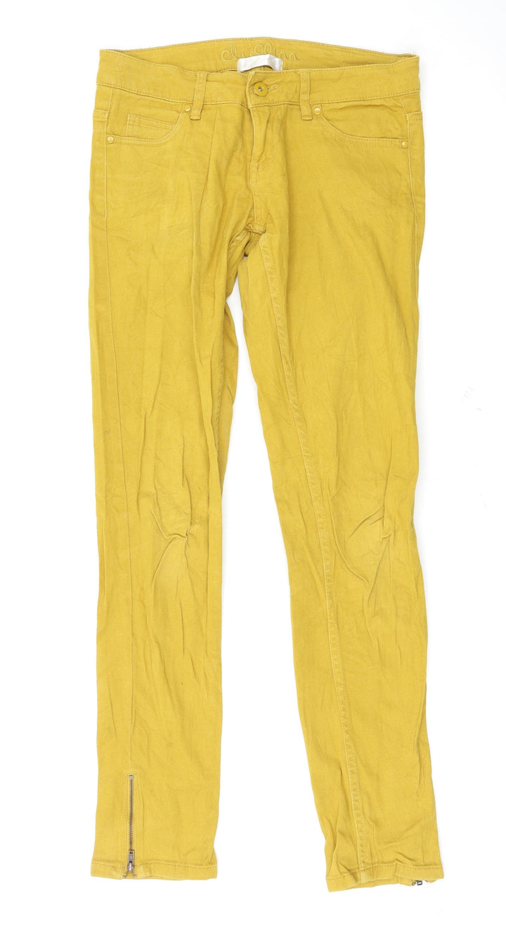 Preworn Womens Yellow Skinny Jeans Size 30 L30 in