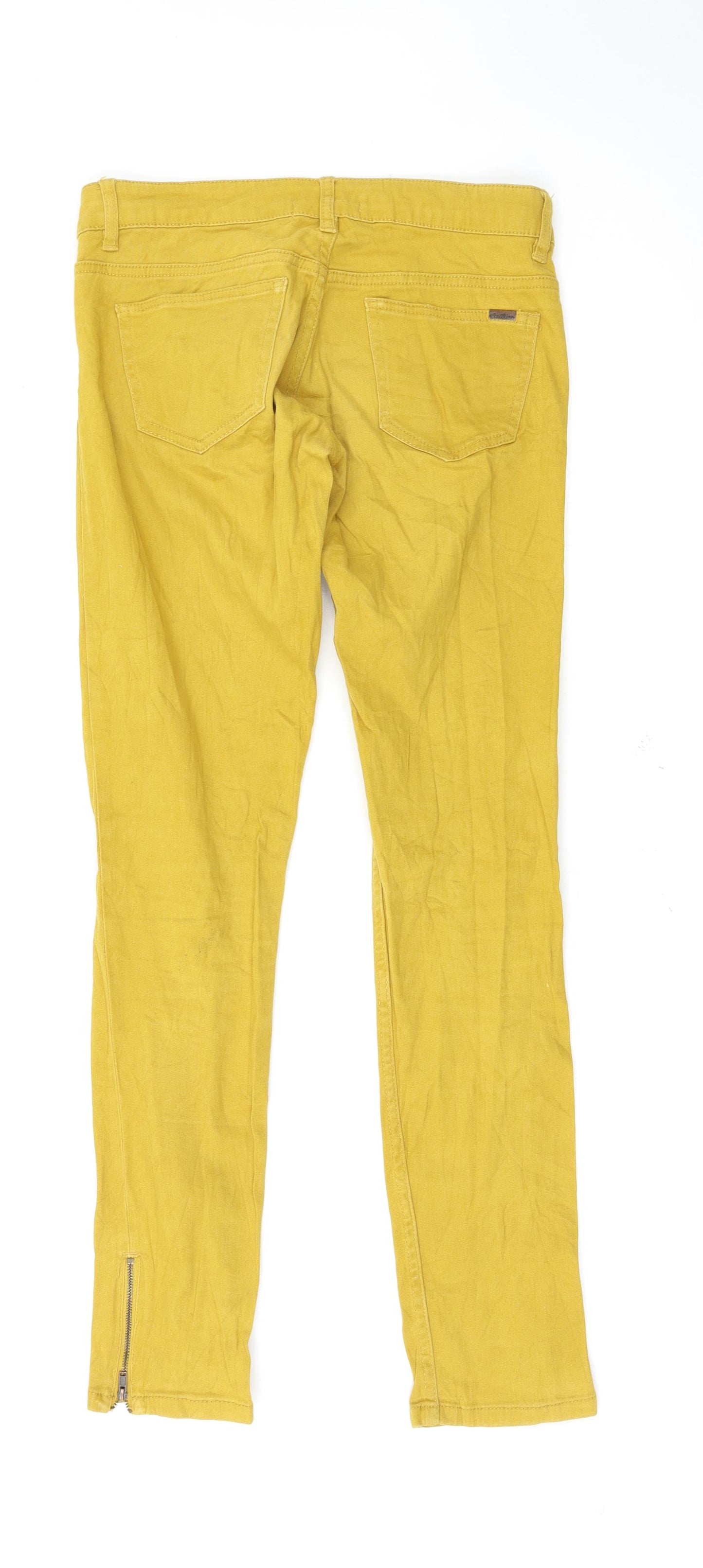 Preworn Womens Yellow   Skinny Jeans Size 30 L30 in