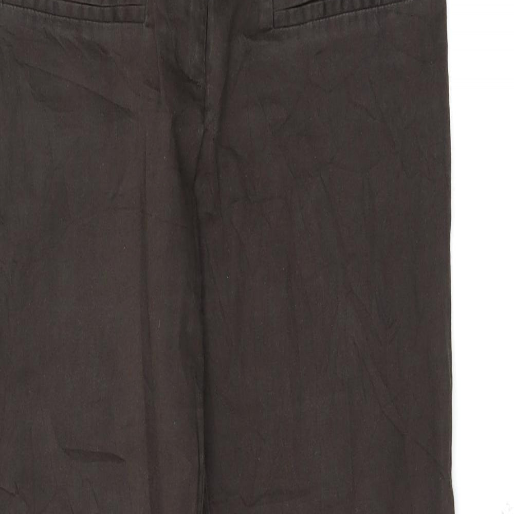 Preworn Womens Brown   Trousers  Size 32 L27 in