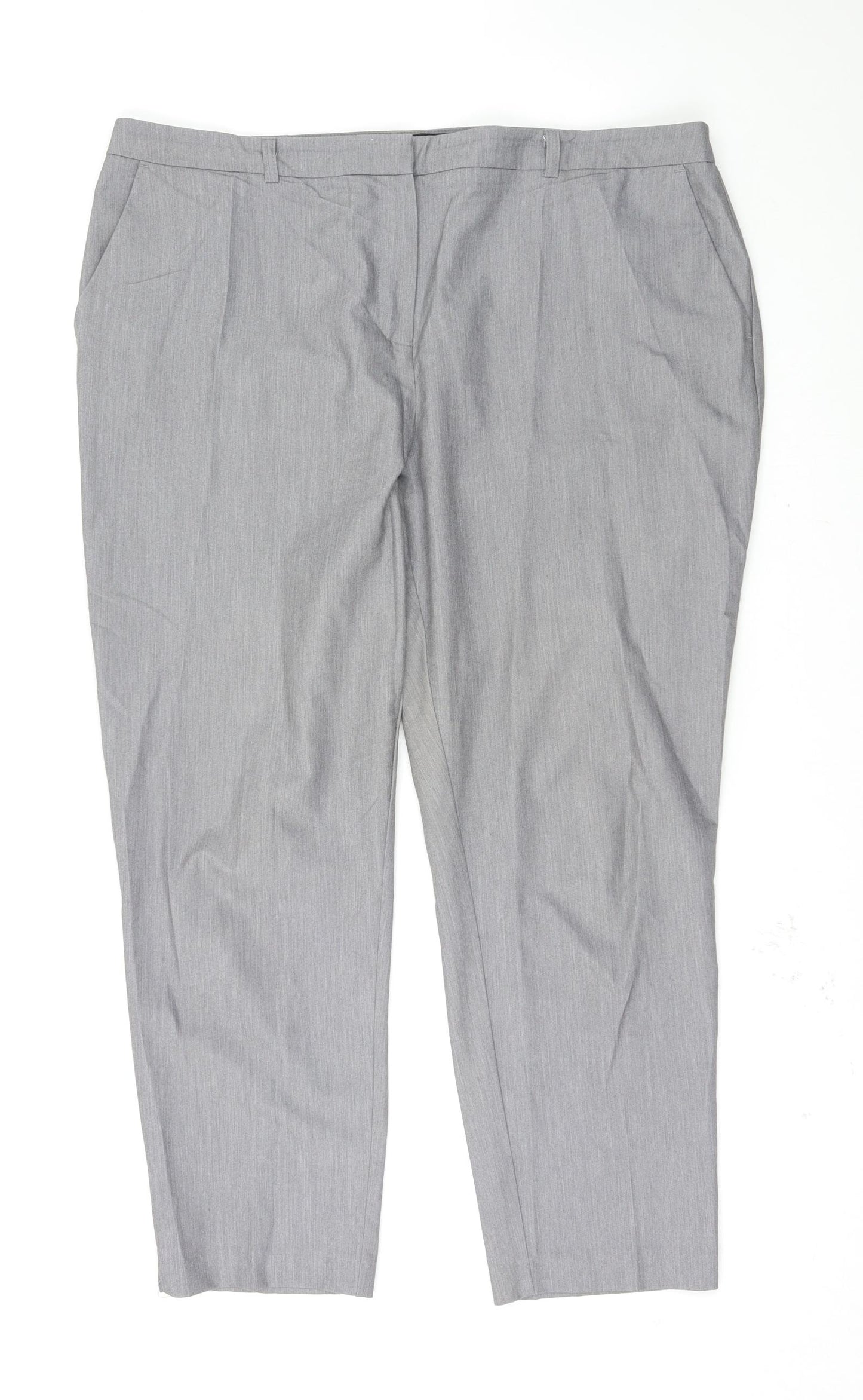 Dorothy Perkins Womens Grey   Trousers  Size 18 L27 in