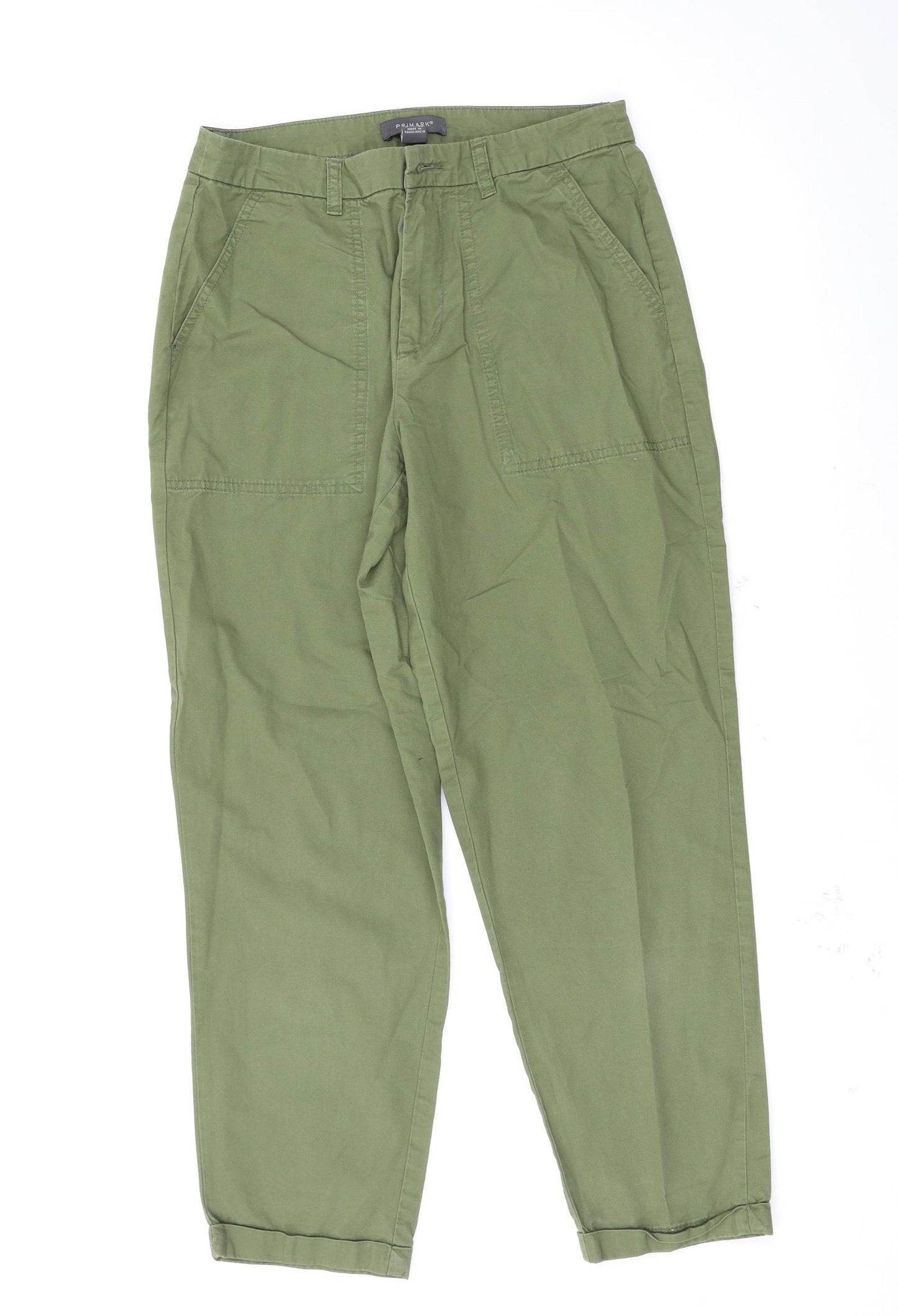 Primark Womens Green   Trousers  Size 12 L27 in