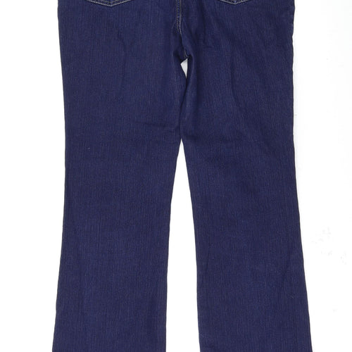 Per Una Womens Blue   Bootcut Jeans Size 35 L31 in