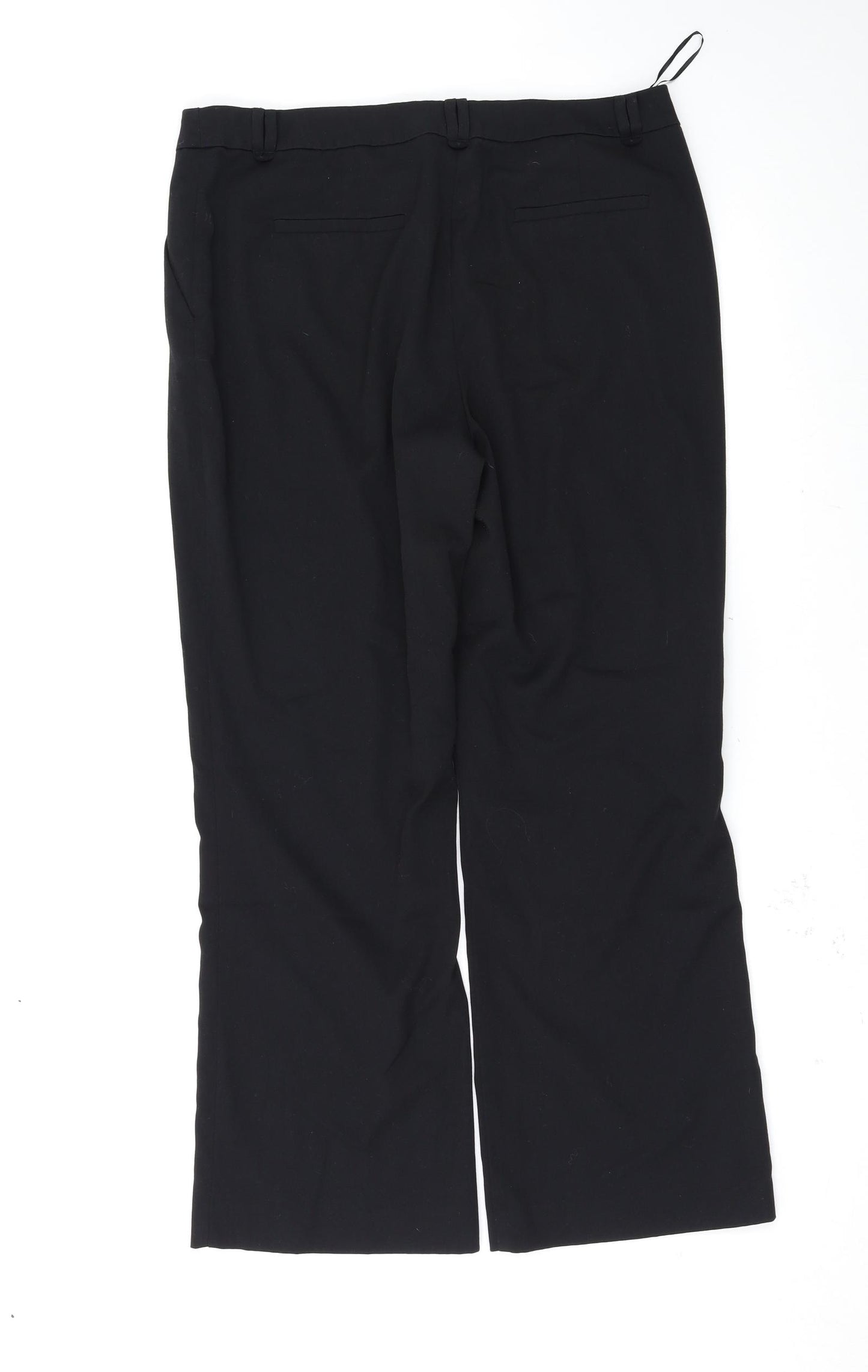 TU Womens Black   Trousers  Size 16 L28 in