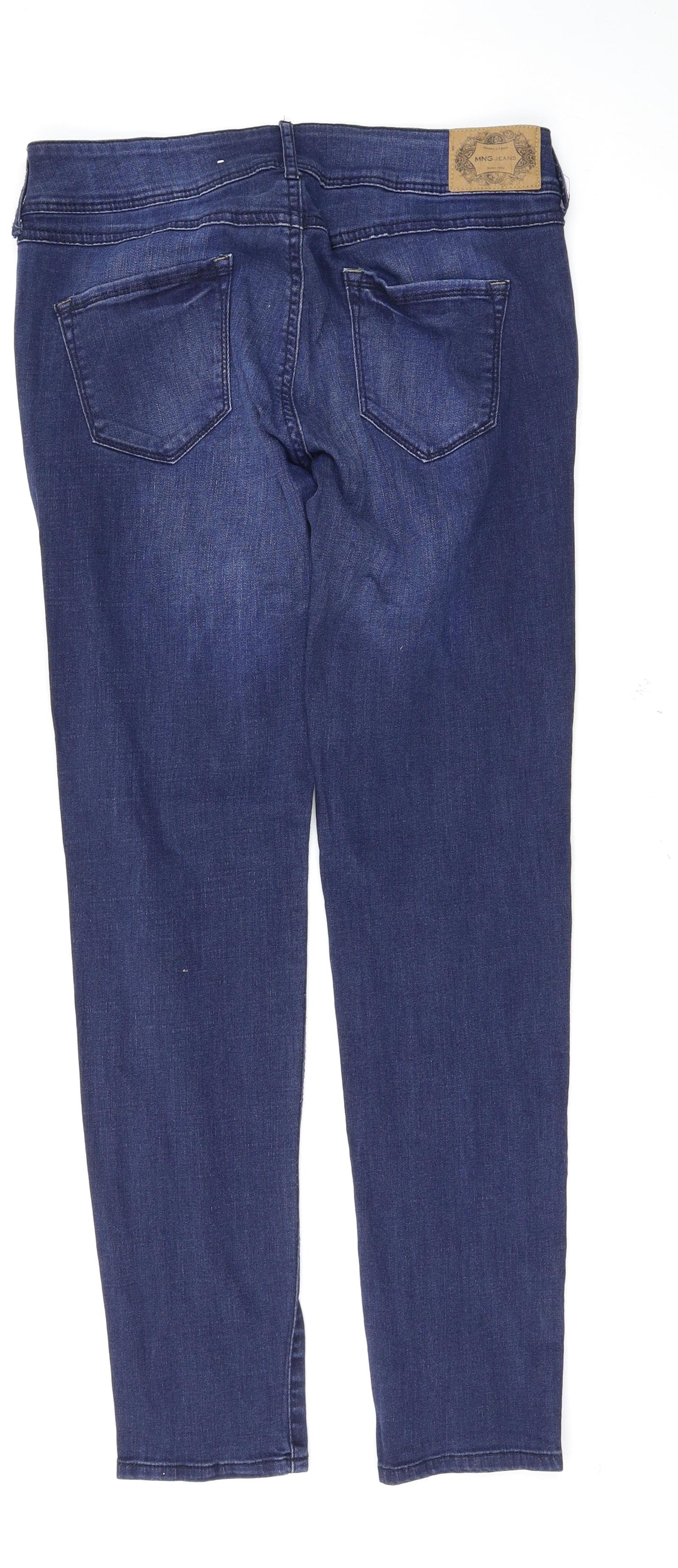 Mango Womens Blue   Skinny Jeans Size 12 L30 in